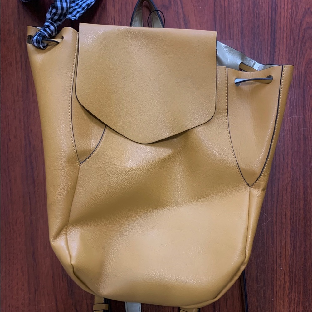 Yellow Zara Backpack